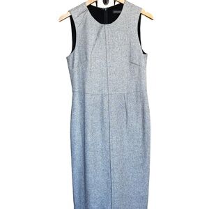 Banana Republic | Women's Pleat Neck Flannel Dress